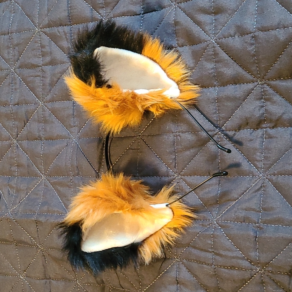 Petplay Furry cat/wolf Ears. 3 colors New